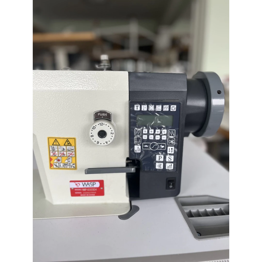 Wasp WP-0303-D4 Çift Papuç İplik Kesicili Tek İğne 12 mm