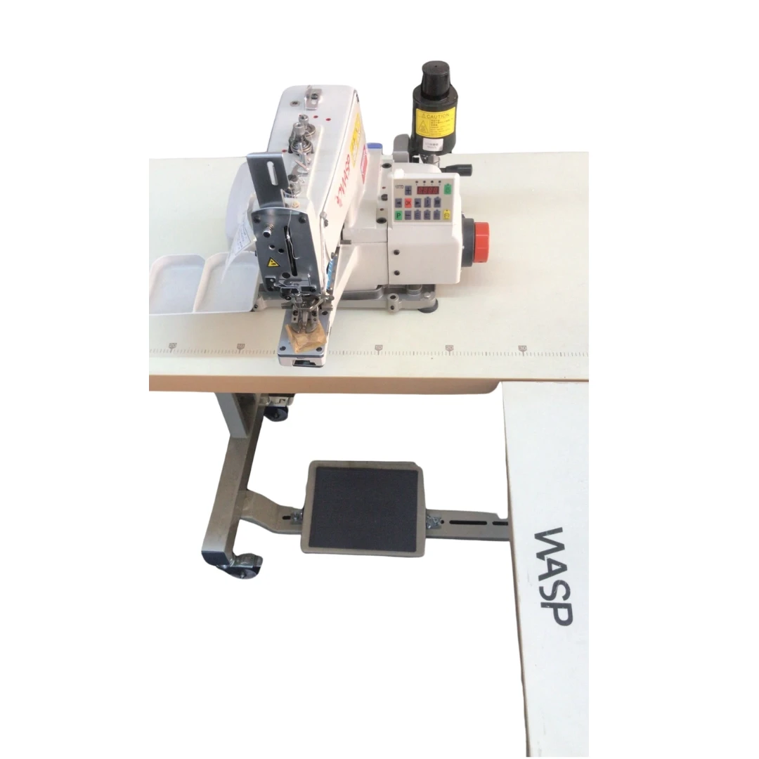 Wasp WP-1377D Kafadan Motorlu Mekanik Çapraz Düz Düğme Makinası