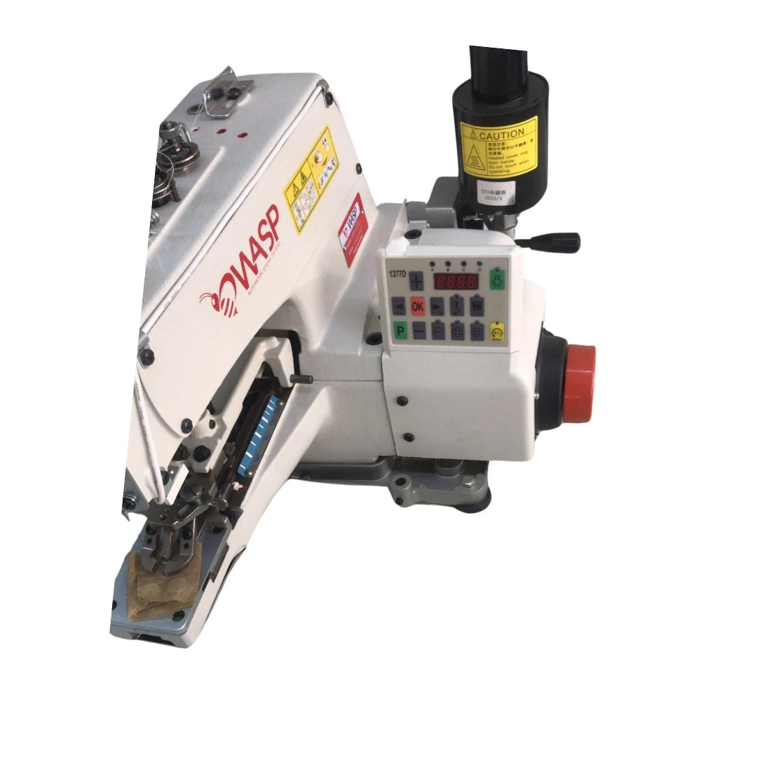 Wasp WP-1377D Kafadan Motorlu Mekanik Çapraz Düz Düğme Makinası