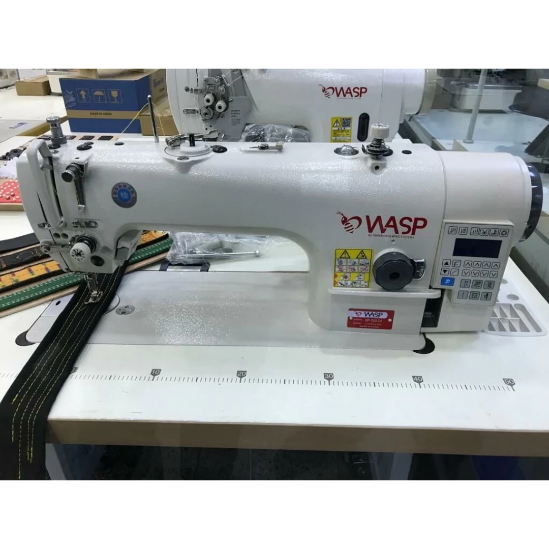 Wasp WP-7903-D4 Büyük Mekik Yürüyen İğne Kalın İş Düz Dikiş Makinası