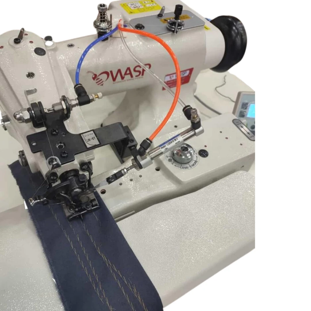 Wasp WP- 101 UT Otomatik İplik Kesmeli Etek Paça Baskı Makinesi