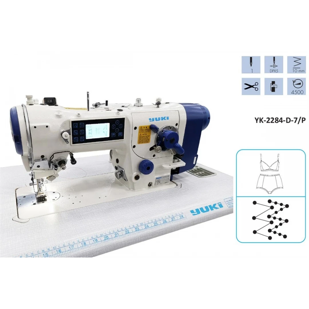 YK-2284 Zikzak Makinesi 10mm Atlar ve Diker