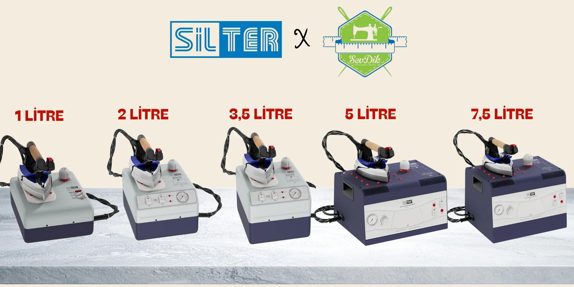 Silter Buhar Kazanlı Ütü