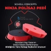 Scholl Concepts NINJA Polisaj Pedi Kırmızı 140/25 mm