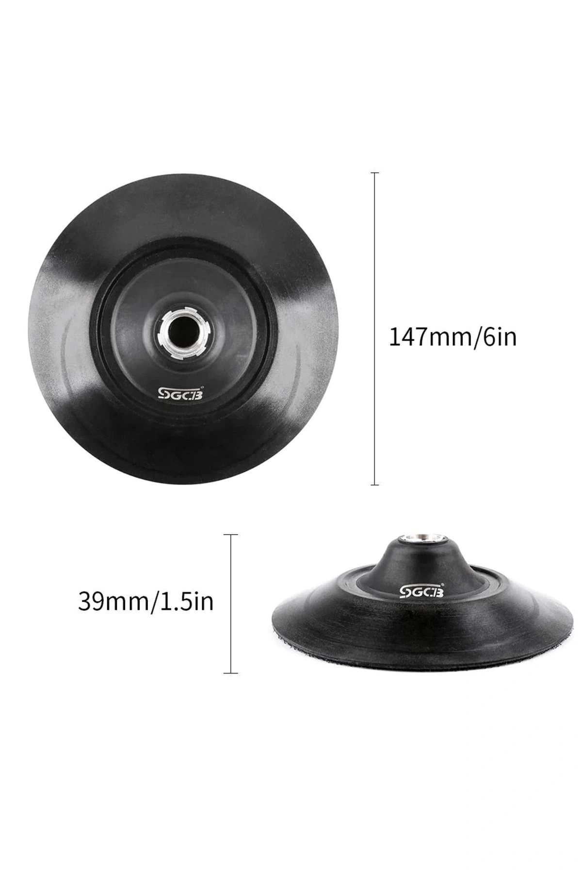 Rotary Esnek Silikon Pad Destek Tabanı 6/150 Mm