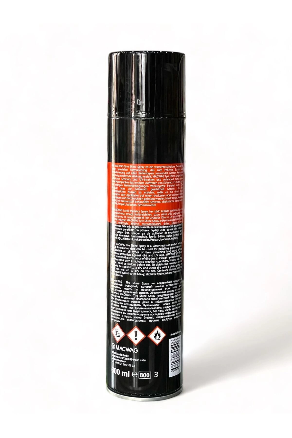 Lastik Parlatıcı Uzun Süreli Islak Görüntü Fast&Black Sprey 600 ML