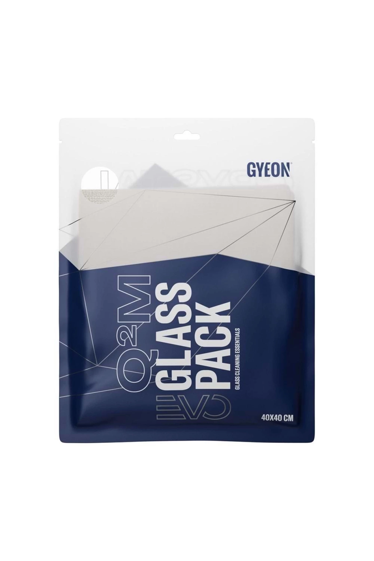 GYEON Q²M GlassPack EVO Cam Yüzey Temizlik ve Silme Mikrofiber Bezi Seti 2lü Paket - 40x40 cm