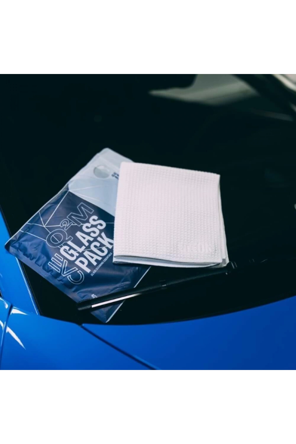 GYEON Q²M GlassPack EVO Cam Yüzey Temizlik ve Silme Mikrofiber Bezi Seti 2lü Paket 40x40 cm