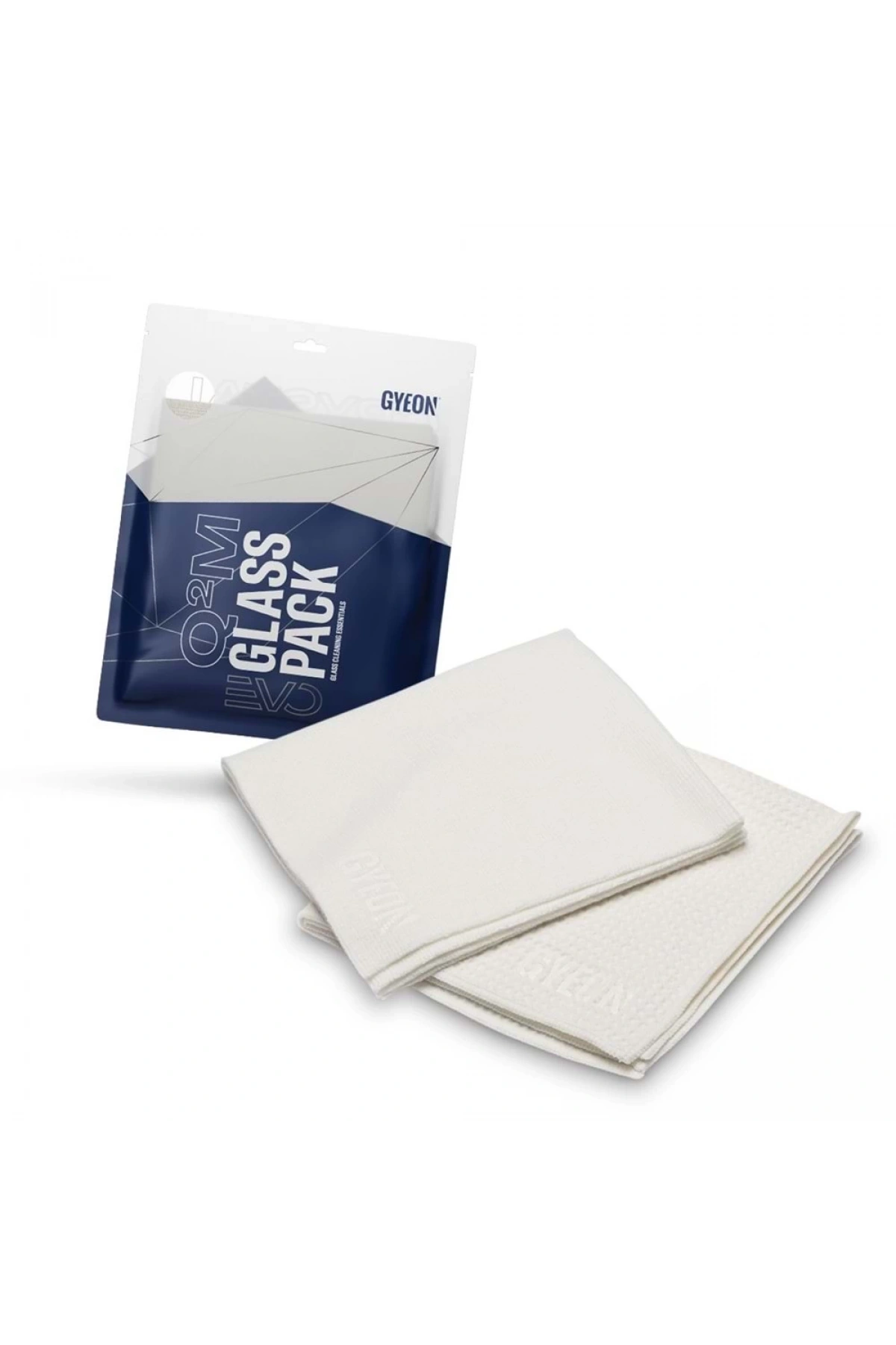 GYEON Q²M GlassPack EVO Cam Yüzey Temizlik ve Silme Mikrofiber Bezi Seti 2lü Paket 40x40 cm