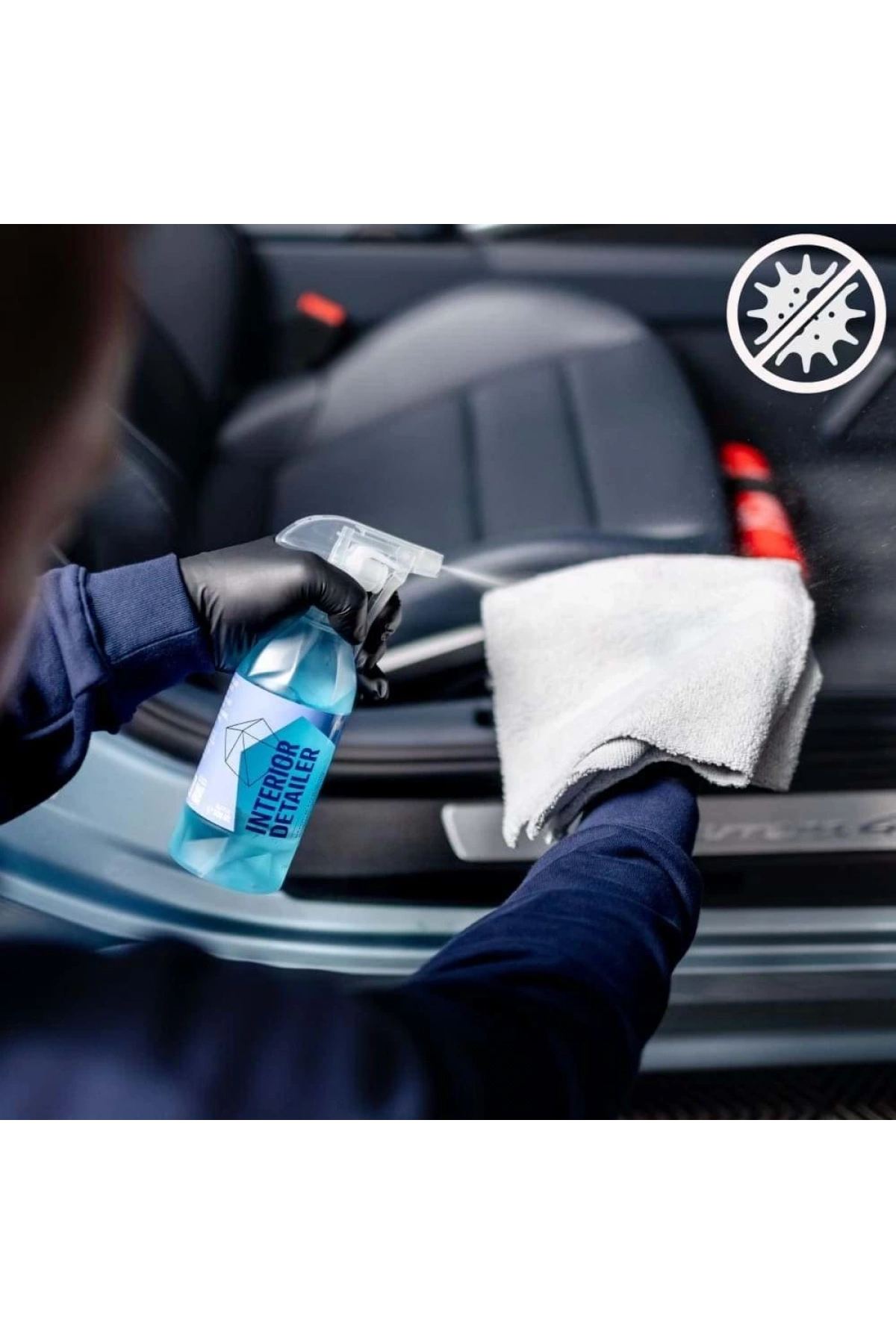 GYEON Q²M İnteriorDetailer Araç İçi Bakteri Virüs Temizleyici - 1000 ml -Alkol Bazlı Dezenfektan