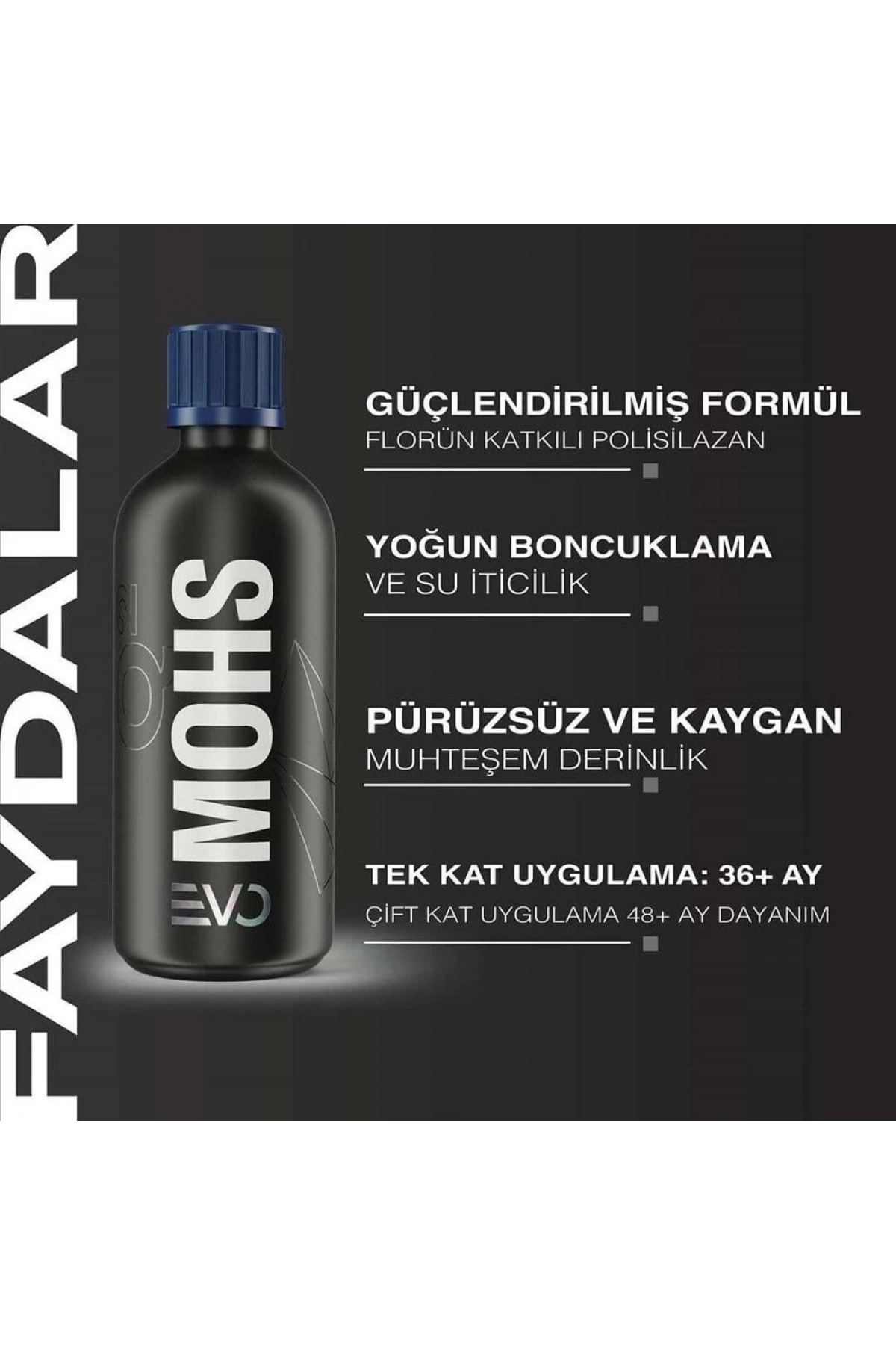 GYEON Q² Mohs EVO Light Box Seramik Kaplama - 50 ml - 9H Oto Boya Koruma-Su İtici