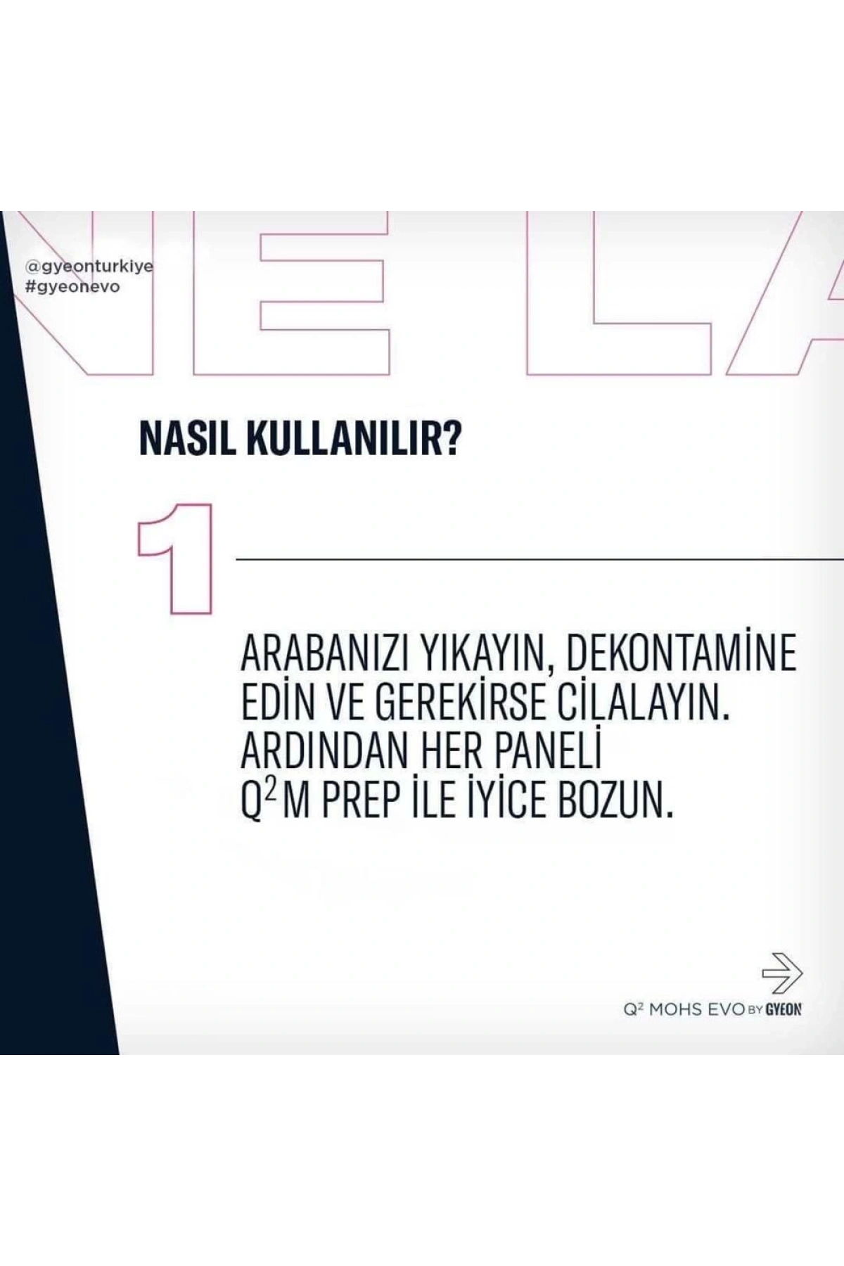 GYEON Q² Mohs EVO Light Box Seramik Kaplama - 50 ml - 9H Oto Boya Koruma-Su İtici