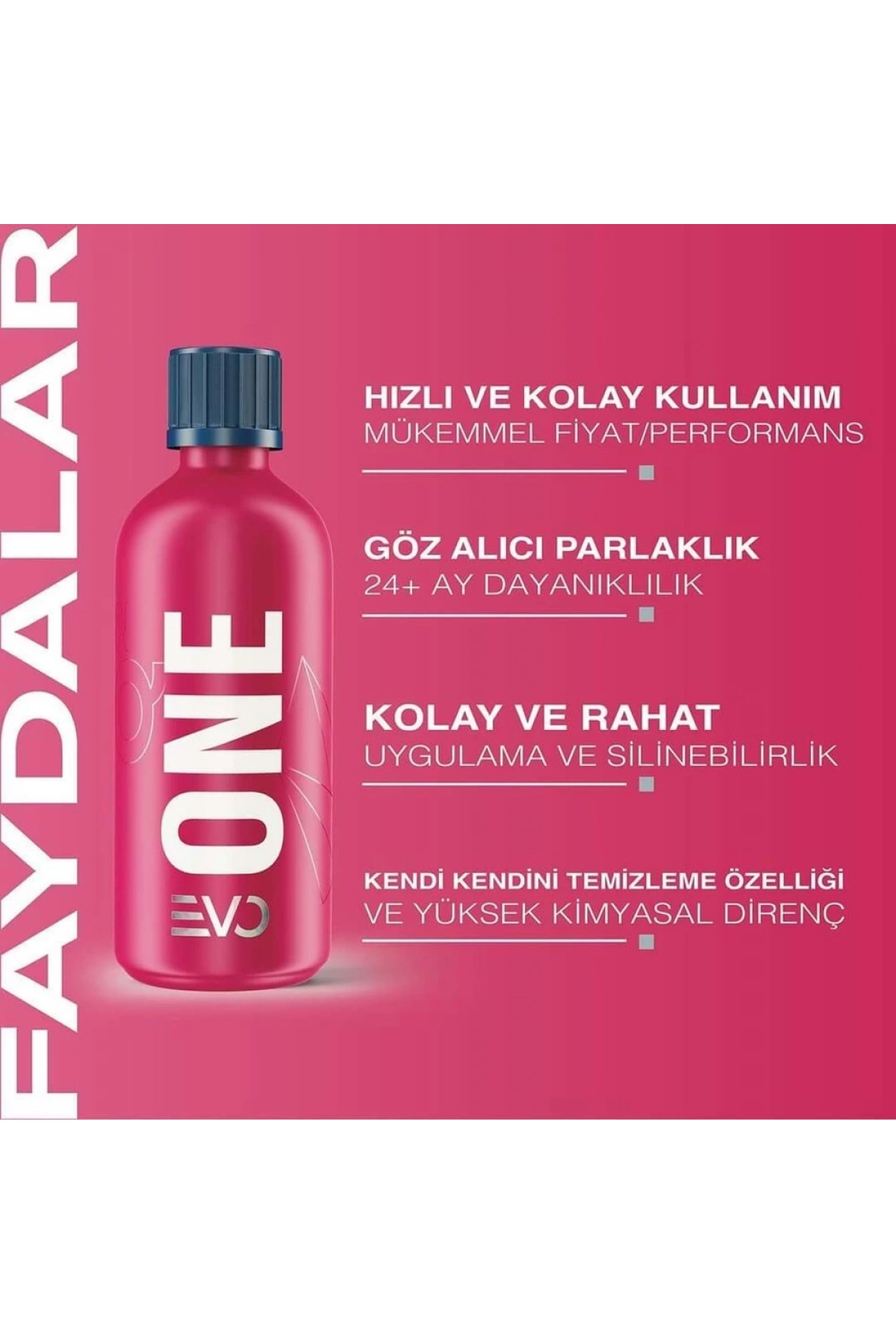 GYEON Q² One EVO Light Box Seramik Kaplama - 50 ml - 9H Oto Boya Koruma-Su İtici