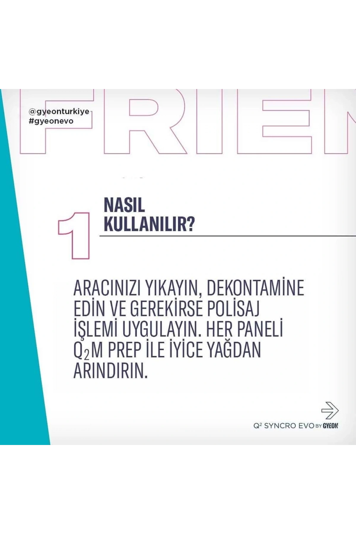 GYEON Q² Syncro EVO Light Box Çift Katman Seramik Kaplama - 50 ml + 50 ml - 9H Oto Boya Koruma