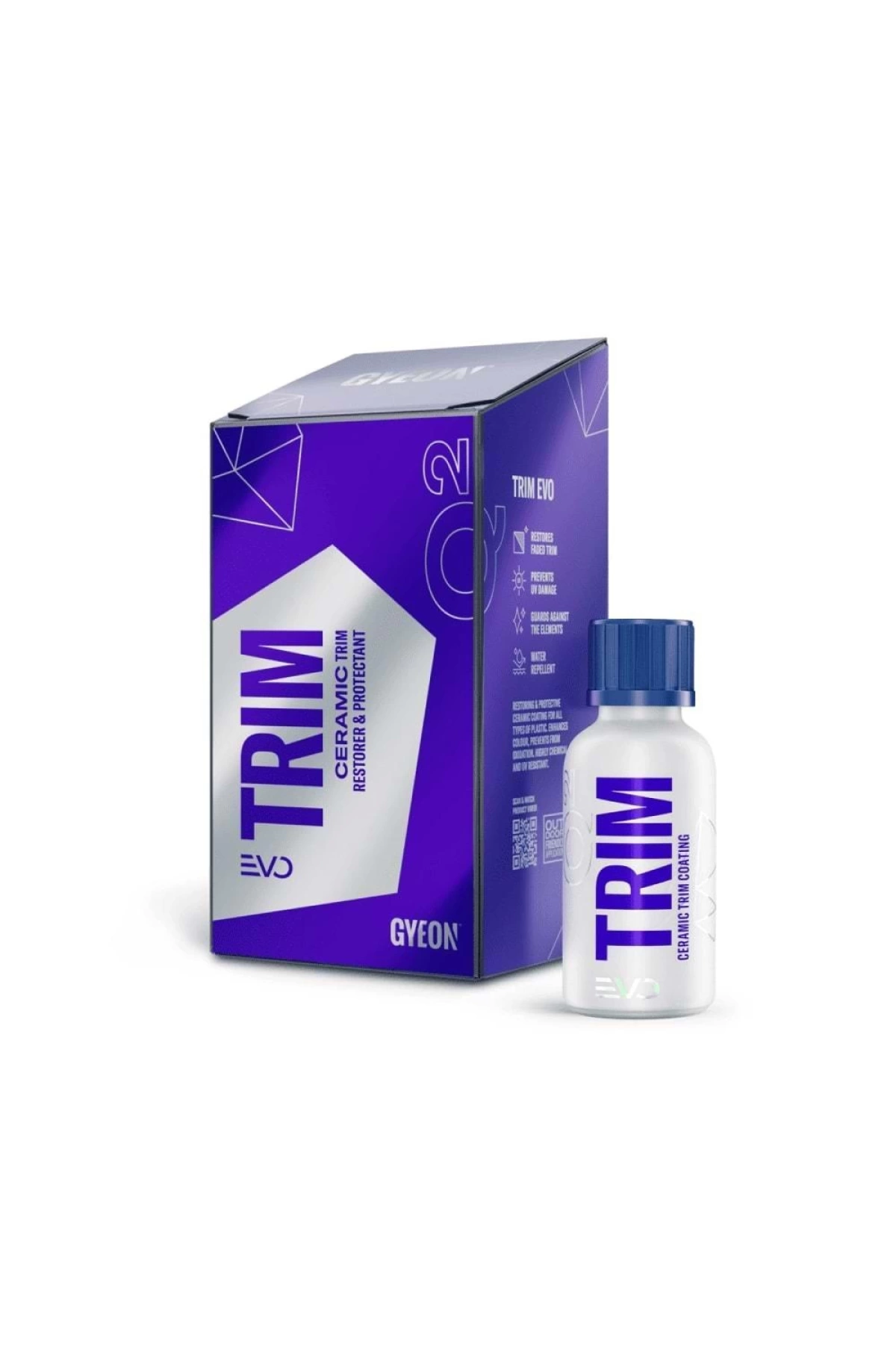 GYEON Q² Trim EVO Plastik Koruyucu Ve Solmuş Plastik Yenileyici Seramik Kaplama - 30ml