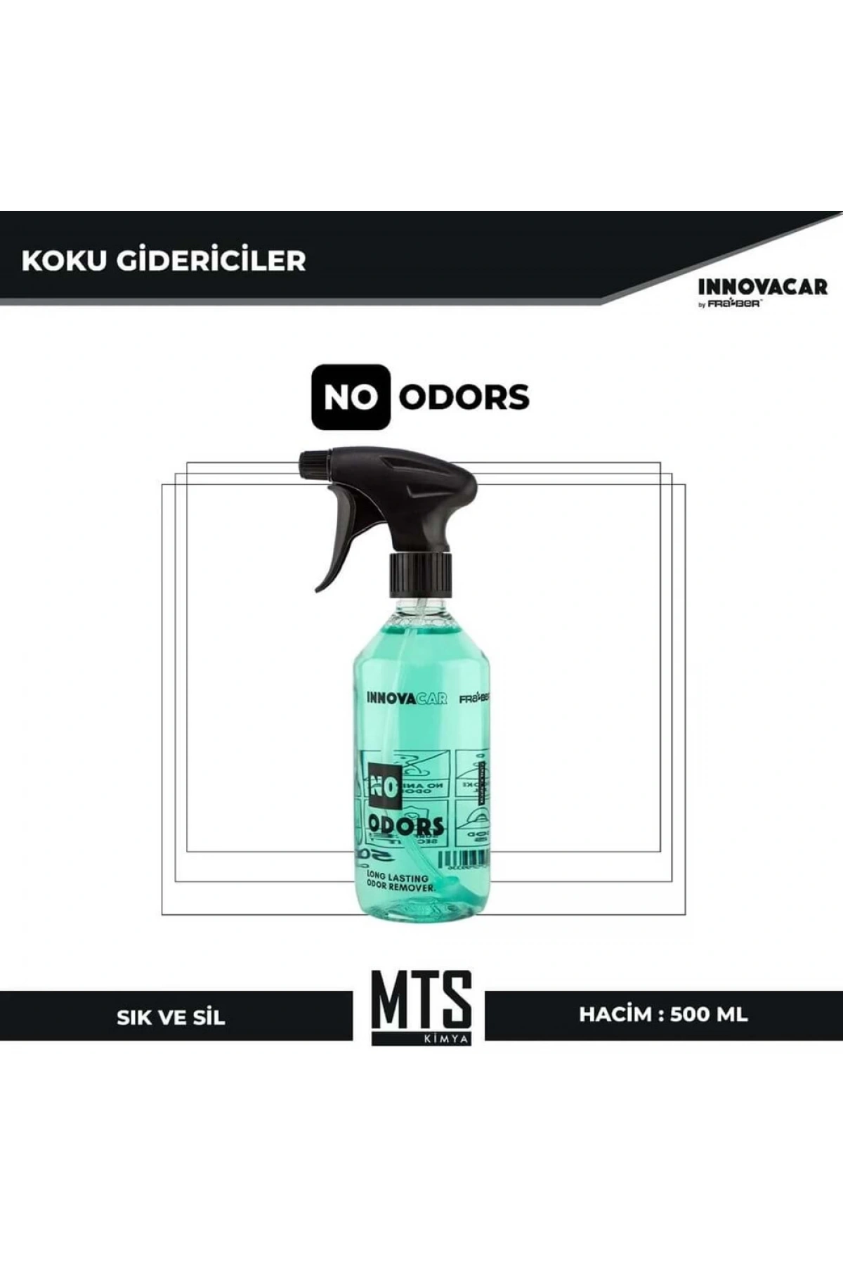 INNOVACAR N0 ODORS Etkili Koku Giderici Ve Önleyici - 500 ml