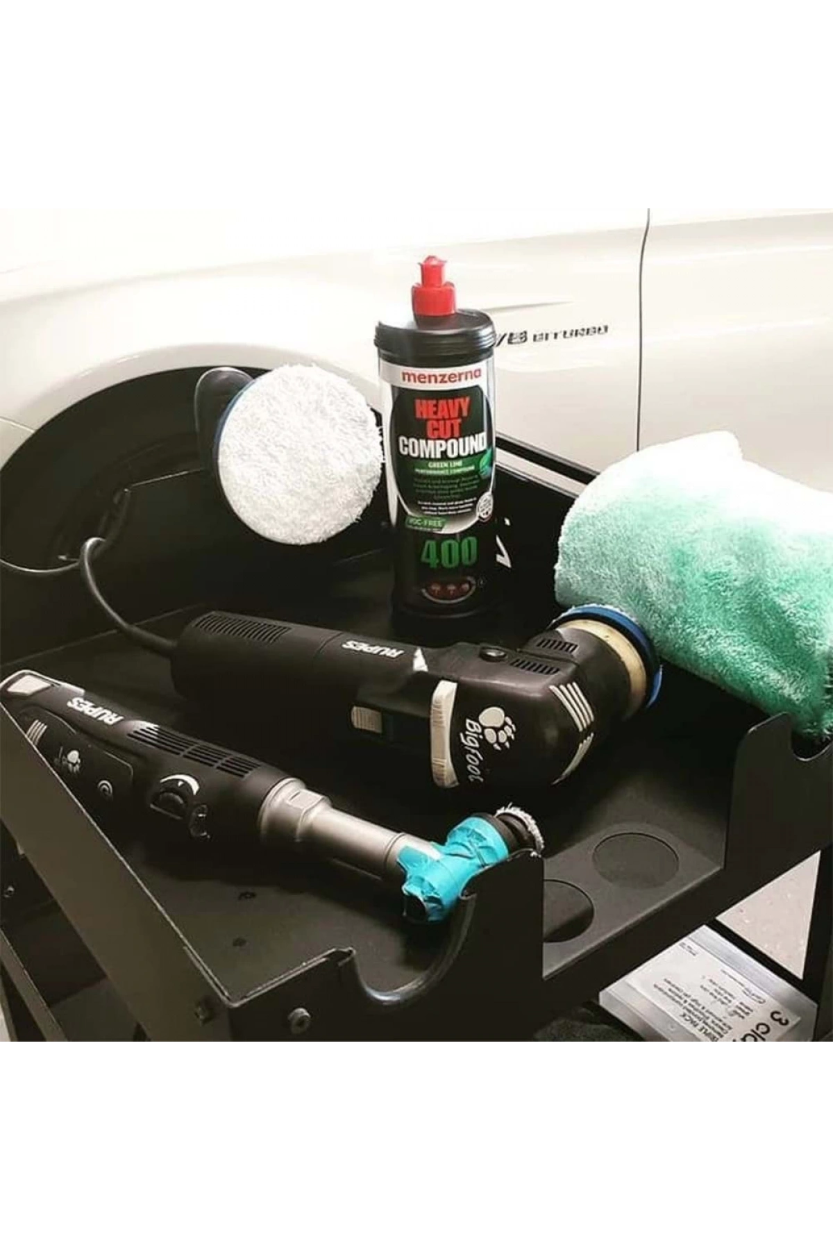 MENZERNA 400 Yeşil Seri Ağır Çizik Giderici Kalın Pasta 1 lt