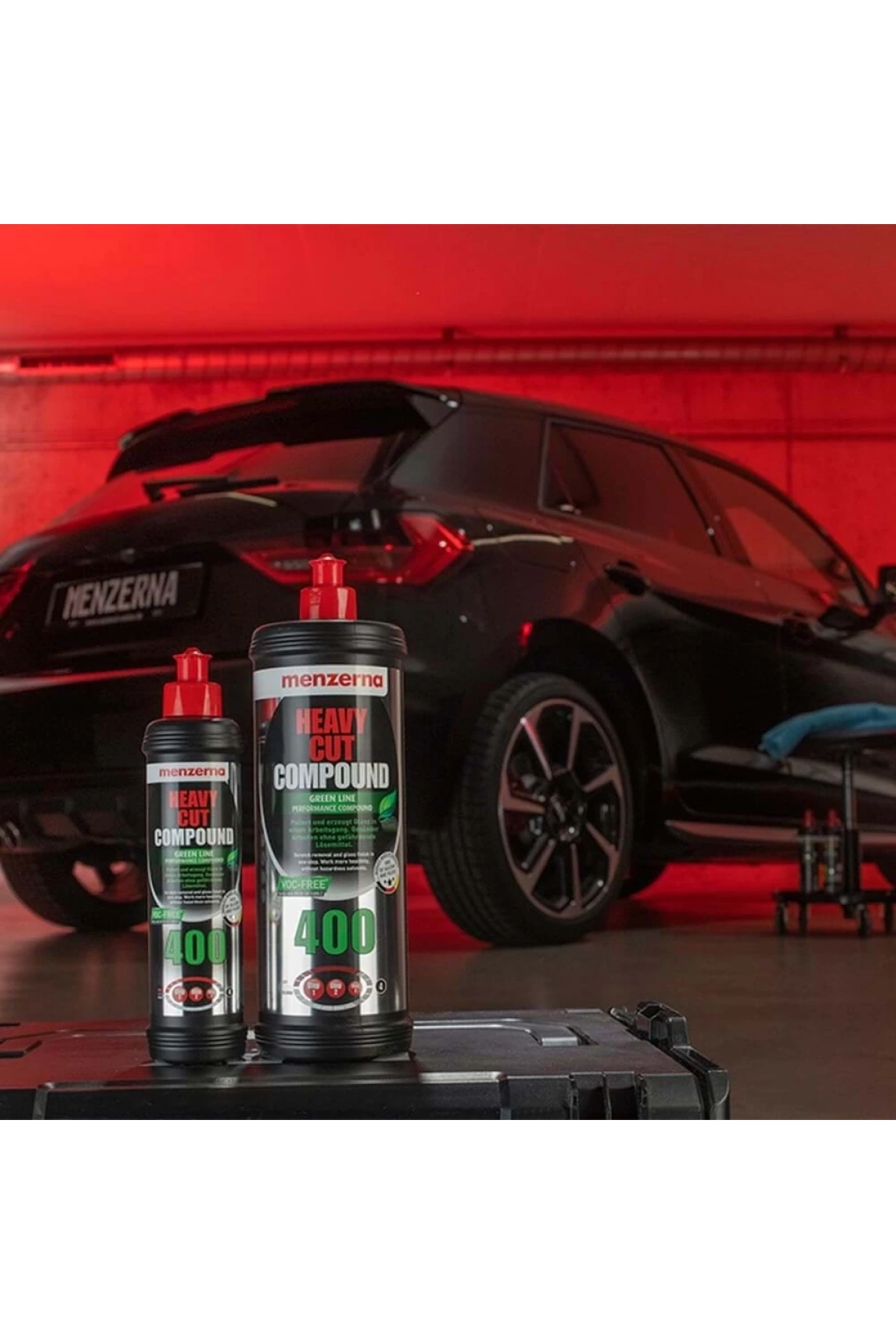 MENZERNA 400 Yeşil Seri Ağır Çizik Giderici Kalın Pasta - 250 ml