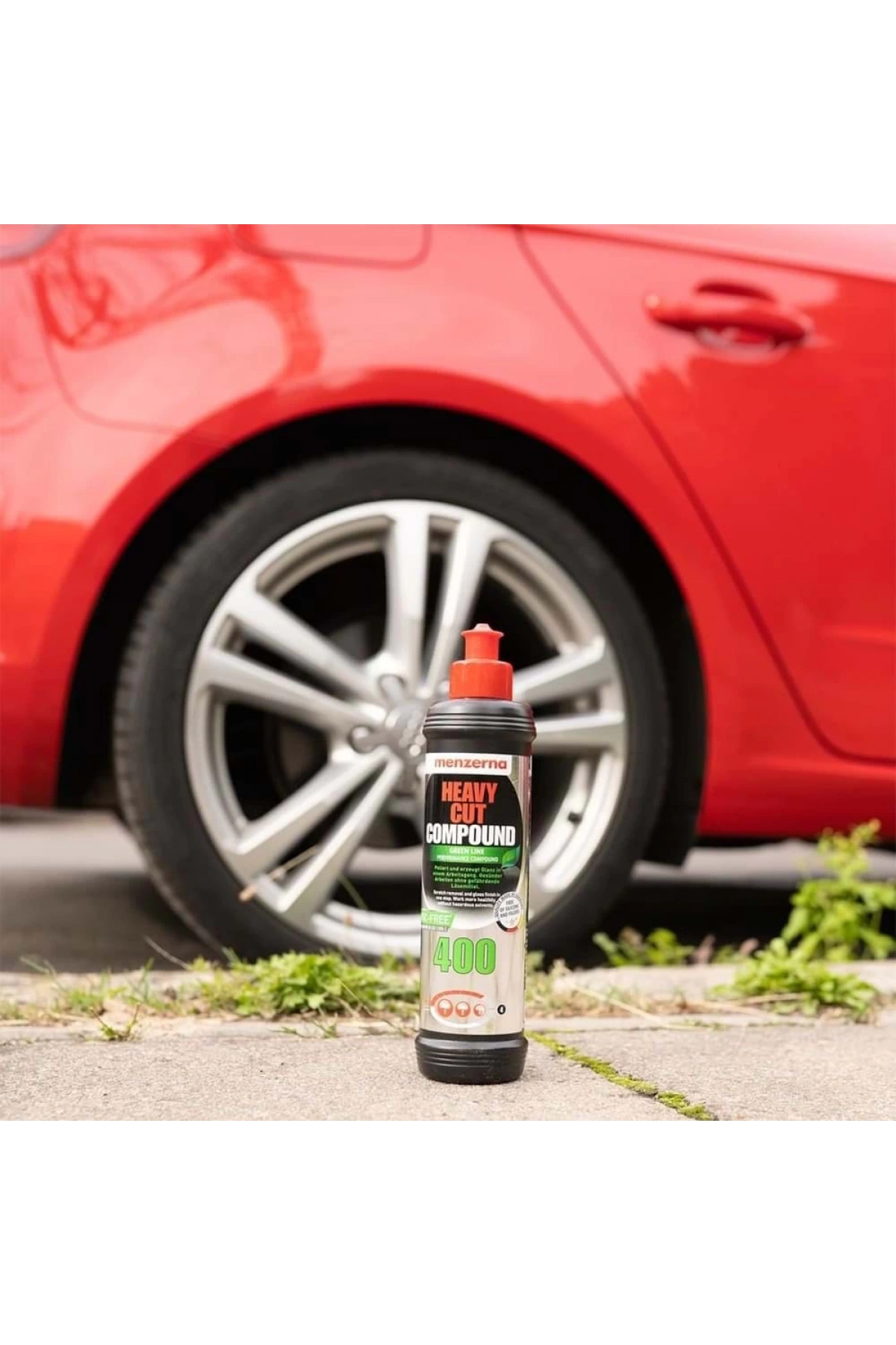 MENZERNA 400 Yeşil Seri Ağır Çizik Giderici Kalın Pasta - 250 ml