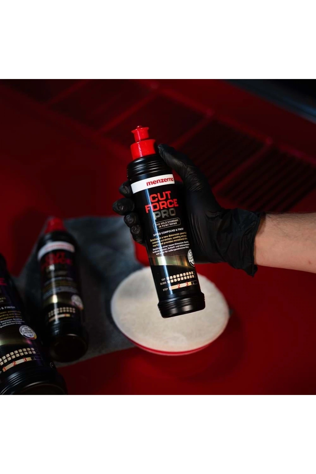 MENZERNA Cut Force Pro Altın Seri Ağır Çizik Giderici Kalın Pasta 250 ml