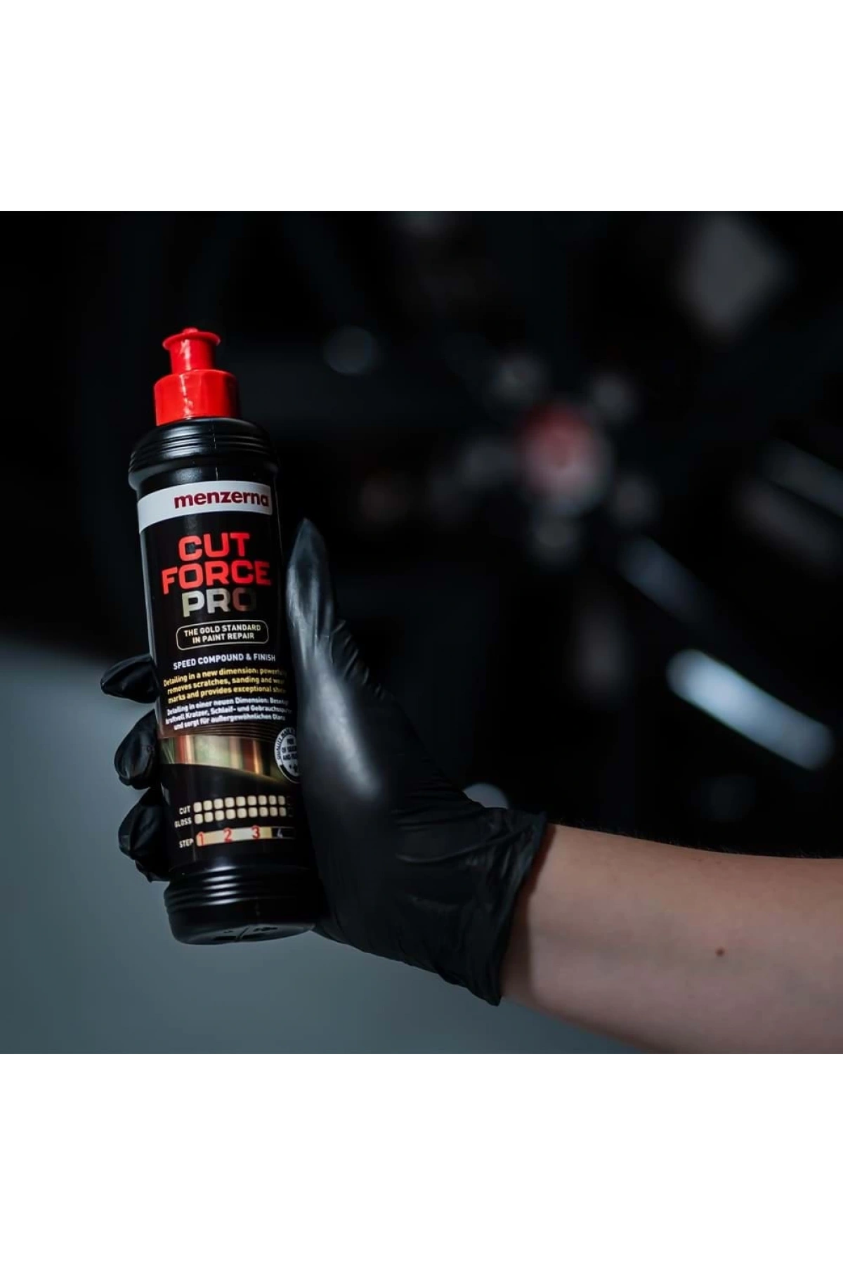 MENZERNA Cut Force Pro Altın Seri Ağır Çizik Giderici Kalın Pasta 250 ml