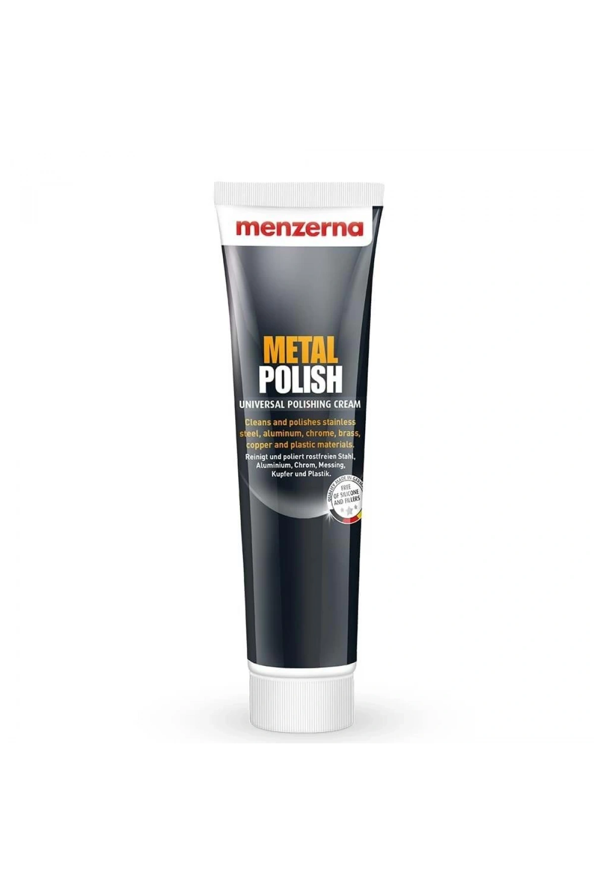 MENZERNA Metal Polish Metal Krom, Çelik Parlatıcı 125 gr