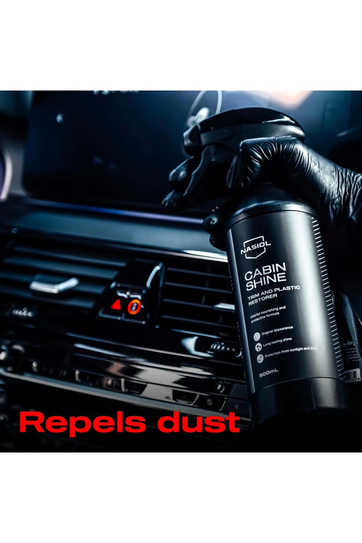 Nasiol Cabinshine Trim ve Plastik Korucuyu/Yenileyici 500 ml