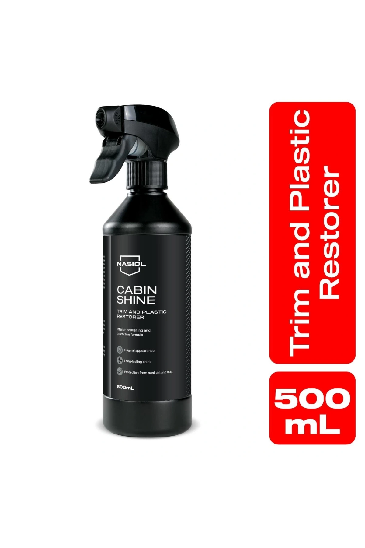 Nasiol Cabinshine Trim ve Plastik Korucuyu/Yenileyici 500 ml