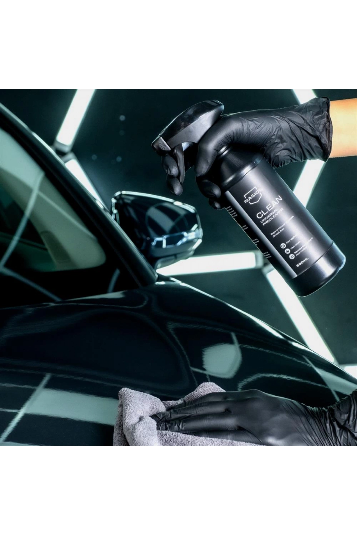 Nasiol Clean Seramik Kaplama Öncesi Yüzey Temizleyici-Genel Temizleme 500 ml