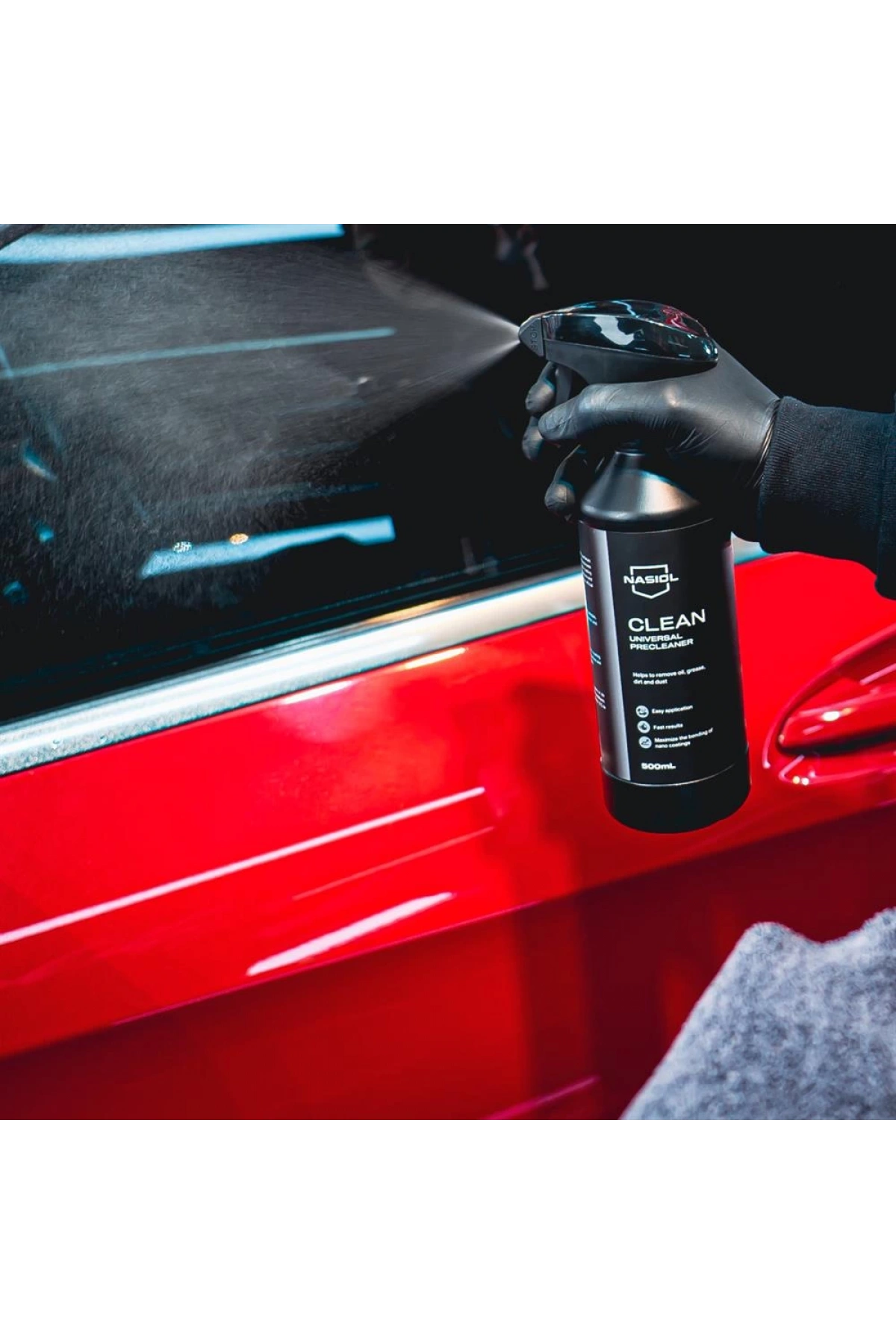 Nasiol Clean Seramik Kaplama Öncesi Yüzey Temizleyici-Genel Temizleme 500 ml