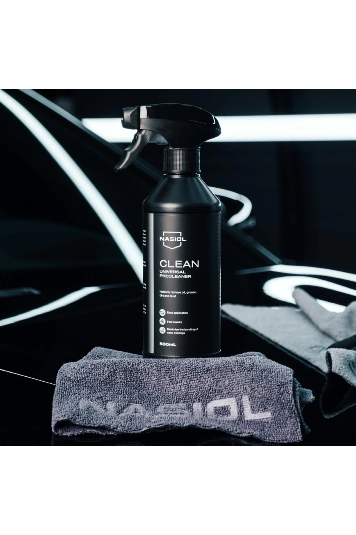 Nasiol Clean Seramik Kaplama Öncesi Yüzey Temizleyici-Genel Temizleme 500 ml