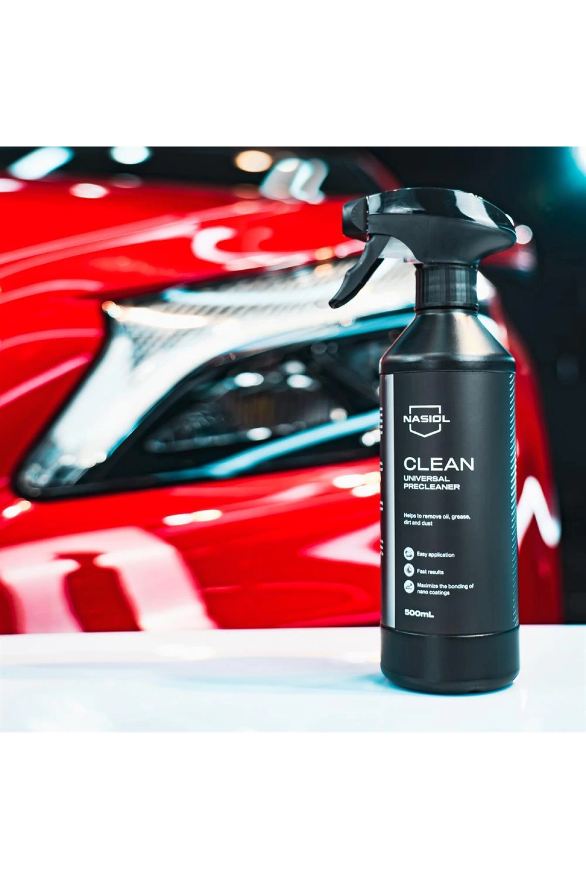 Nasiol Clean Seramik Kaplama Öncesi Yüzey Temizleyici-Genel Temizleme 500 ml