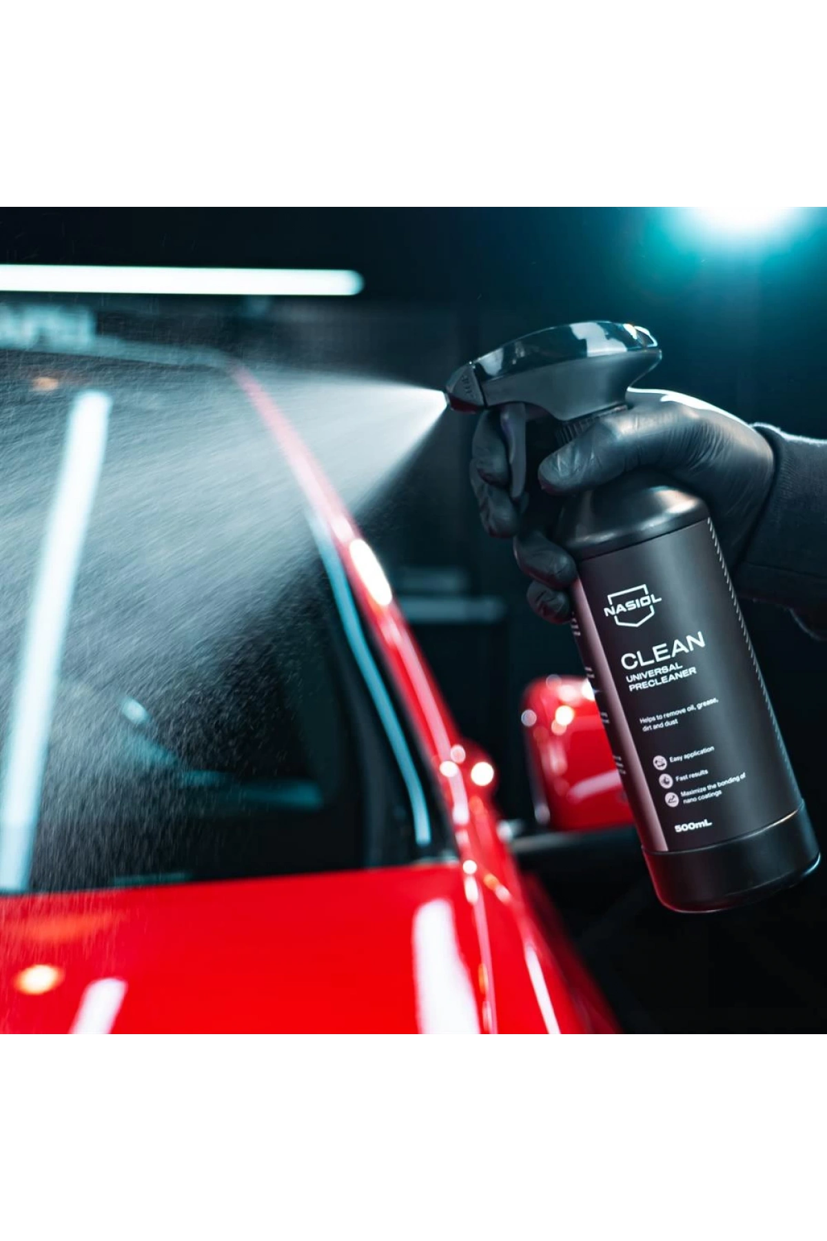 Nasiol Clean Seramik Kaplama Öncesi Yüzey Temizleyici-Genel Temizleme 500 ml