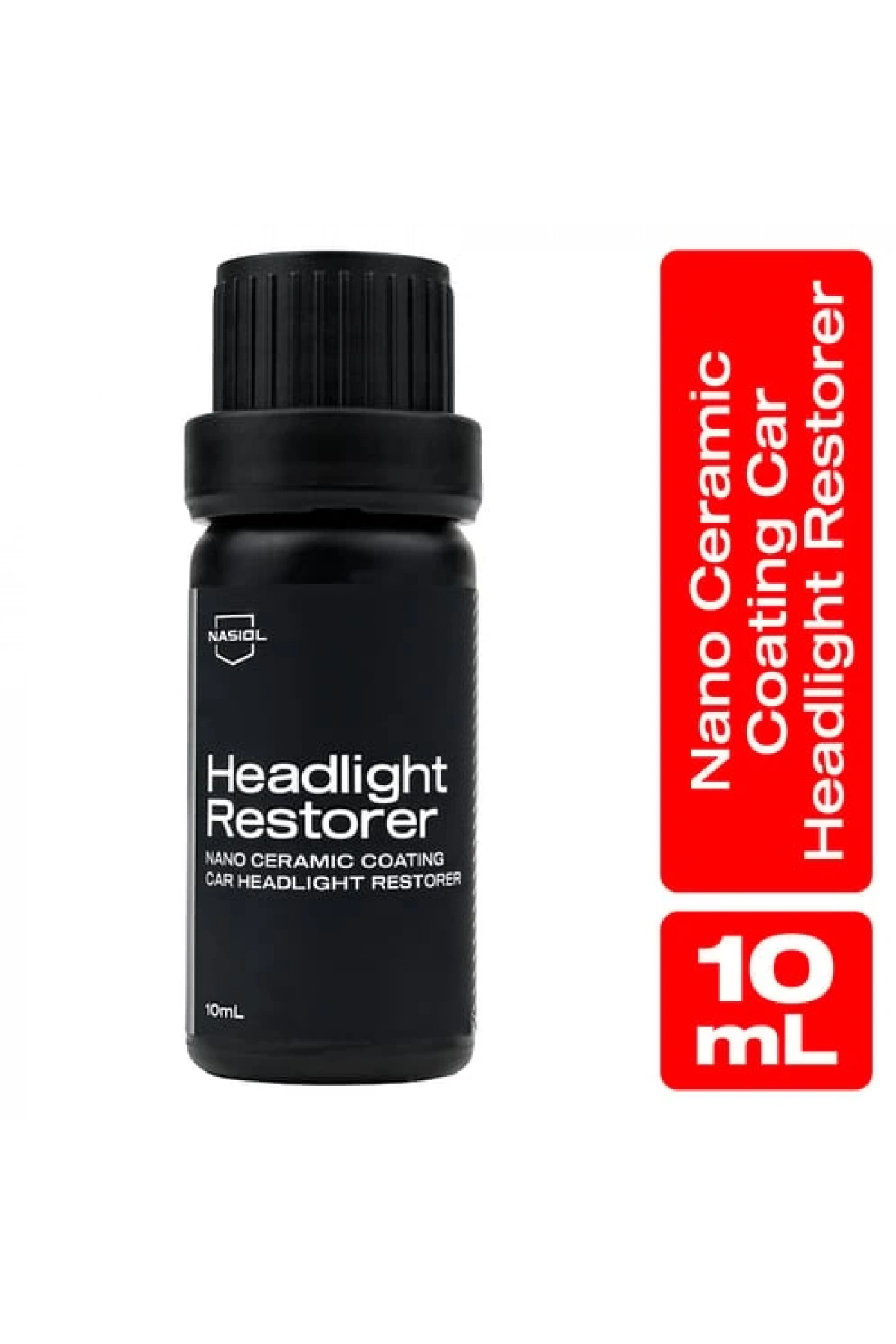 Nasiol Headlight Restorer Nano Seramik Far Yenileme ve Koruma Kiti-3 Yıl Dayanım-10ml