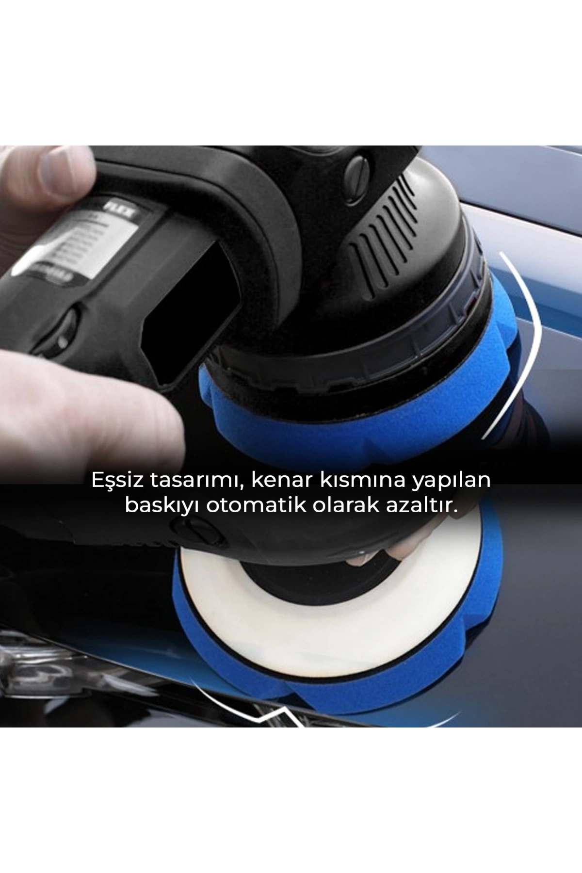 Scholl Concepts NINJA Hare Giderici Polisaj Pedi Mavi 140/25 mm