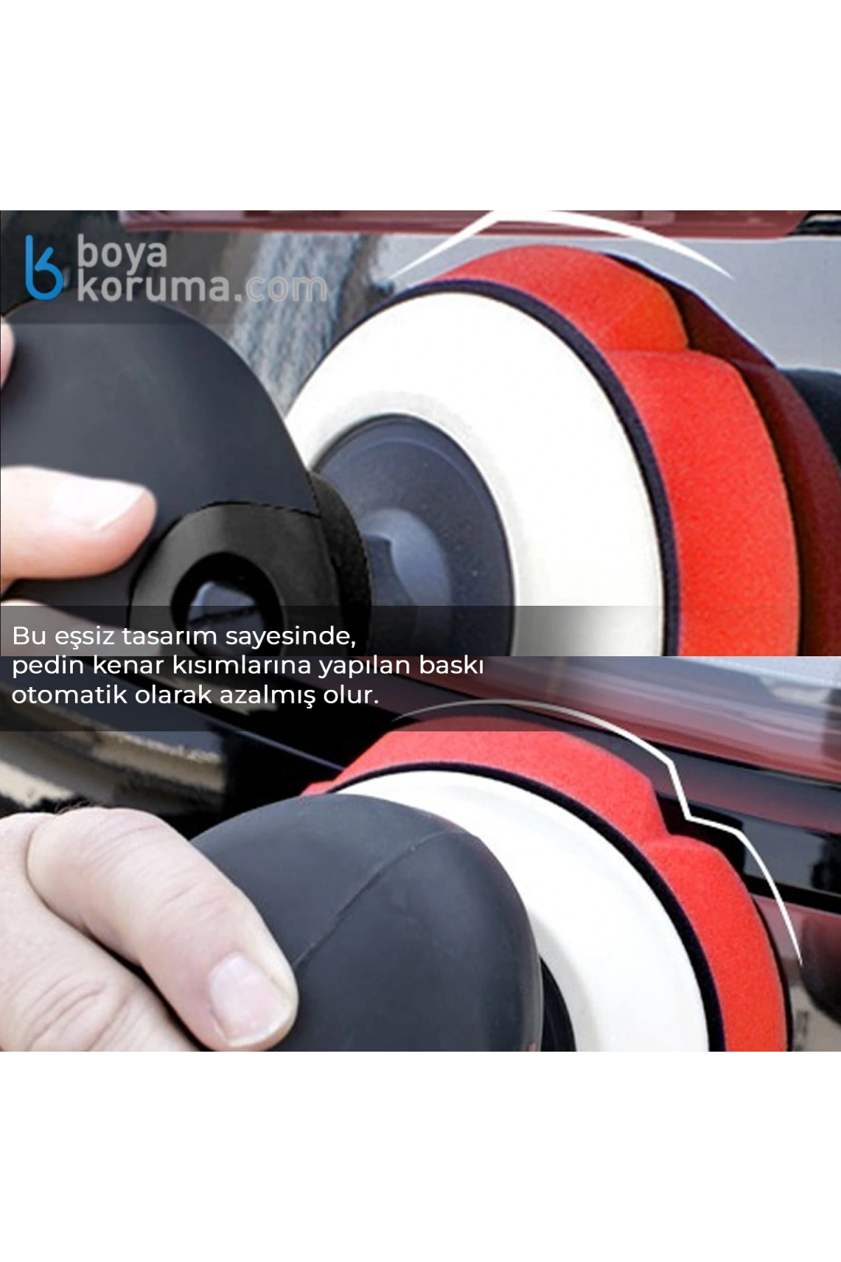 Scholl Concepts NINJA Polisaj Pedi Kırmızı 140/25 mm