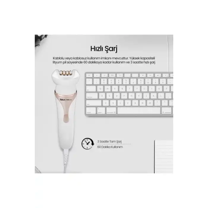 Relux REP9542 PureCare Kablolu Kablosuz 4ü 1 Arada Başlıklı