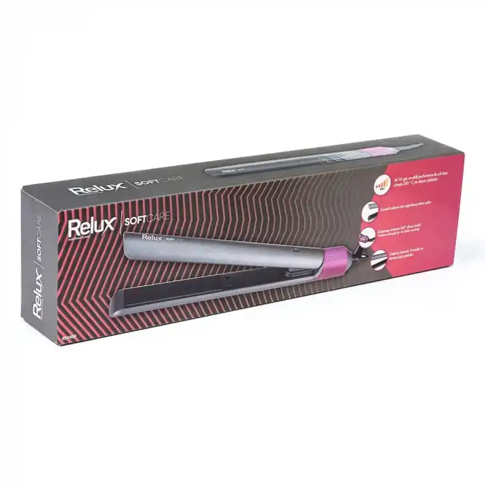 Relux RS3400 SoftCare 200°C Keratin Korumalı Saç Düzleştirici