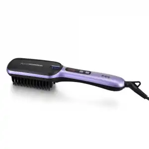 KING K920 SHINE ELEK. SAÇ DÜZLEŞTİRİCİ FIRÇA LİLA