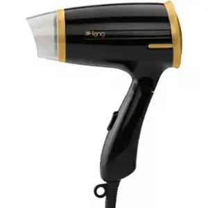 King Siyah Katlanır Vilda Saç Kurutma Makinesi KSK437