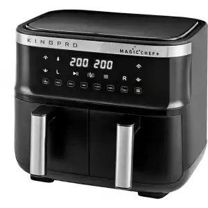King KYF32 Magicchef Çift Sepetli Sıcak Hava Fritözü 8 Litre