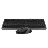 A4 Tech F1010 Q Usb Gri Mm Kablolu Klavye Mouse Set