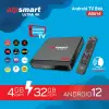 Alpsmart AS514 Tv Box 4+32GB Wifi Android 12 Ses Komutlu Akıllı Kumanda