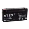 Atex Ax6-3.4 6 Volt - 3.4 Amper Yatık Akü (12.5x6x3cm) 6V 3.4AH