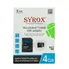 Syrox 4 Gb Micro Sd Hafıza Kartı