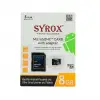 Syrox 8 Gb Micro Sd Hafıza Kartı