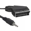 Av Kablo Scart Kablo 3.5 Mm Stereo 1.2 Metre Kısa Jack