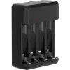 AVEC AV-C1-06B Pil Şarj Aleti 4Lü AA/AAA Ni-Mh Ni-Cd