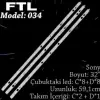 Ftl-034 Lg 32 Inc 2wc+1wd Adet (set) Tv Led Bar