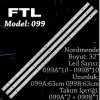 Ftl Set-099 Sanyo/tcl 32 Inc / Adet (set) Tv Led Bar
